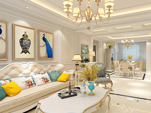 金岸驕子140平米歐式風格裝修效果圖 金岸驕子140平米歐式風格裝修效果圖