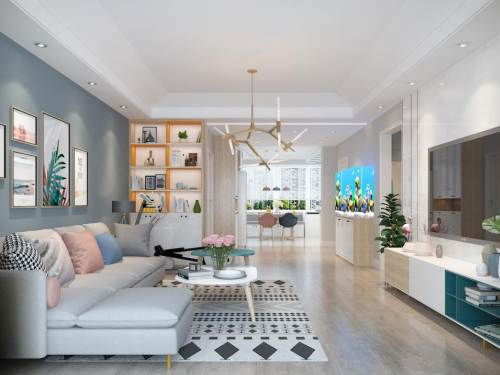 澳海熙園76平米北歐風格裝修效果圖 澳海熙園76平米北歐風格裝修效果圖