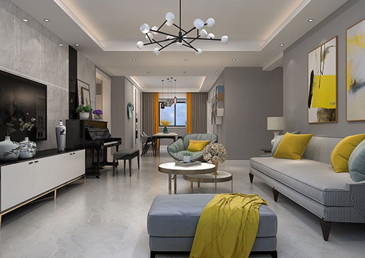 世茂悅海里127平米現(xiàn)代簡約風(fēng)格效果圖 世茂悅海里127平米現(xiàn)代簡約風(fēng)格效果圖