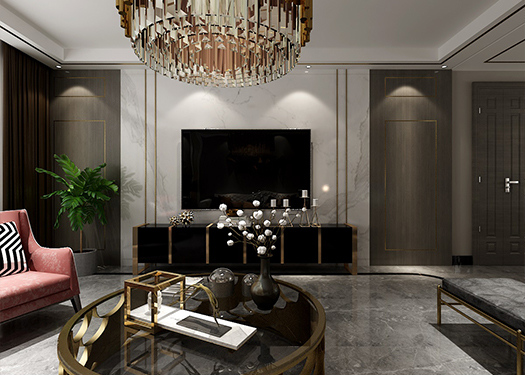 公園華府130平米現代輕奢風格效果圖 公園華府130平米現代輕奢風格效果圖