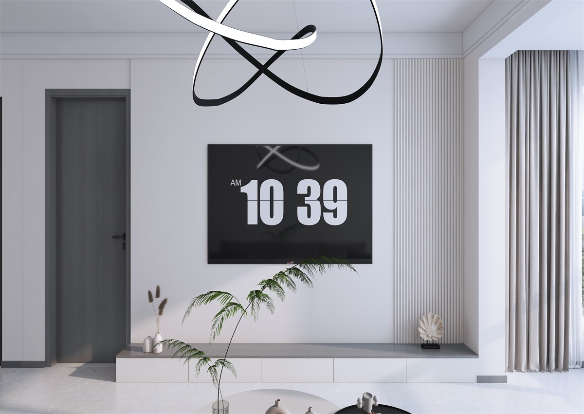 攬秀苑110㎡ | 小戶型裝修模板來了！現(xiàn)代簡(jiǎn)約風(fēng)+黑白灰百看不膩