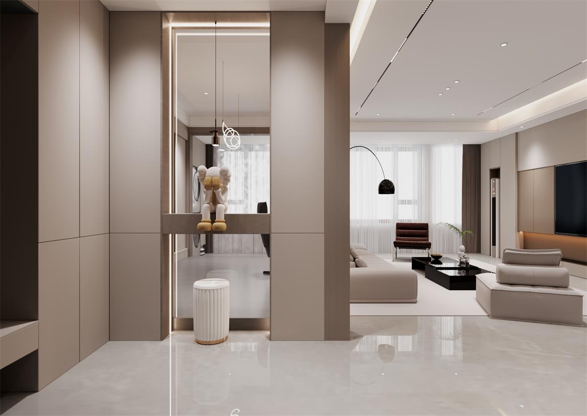 玉庭華府146㎡ | 自帶高級感的意式極簡家，一進(jìn)門就想哇塞！