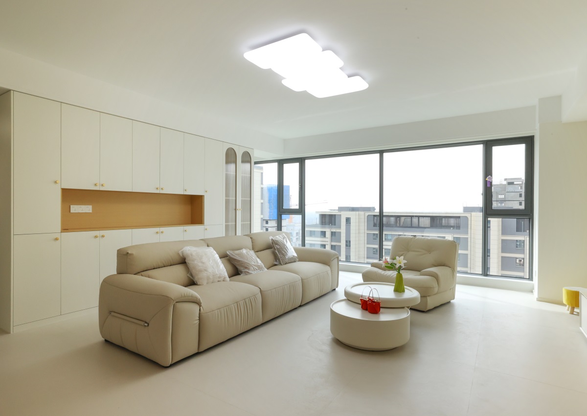 實景 | 萬錦公館143㎡奶油風(fēng)，藏進(jìn)角落里的寫意自然，讓焦慮瞬間清零！