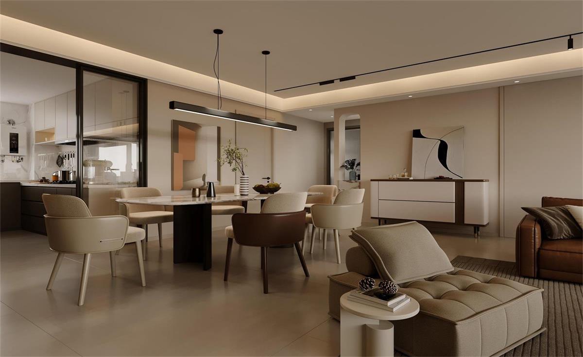 中海華樾 | 現(xiàn)在裝修都內(nèi)卷成這樣了？！從玄關(guān)就開(kāi)始美哭的143㎡現(xiàn)代風(fēng)