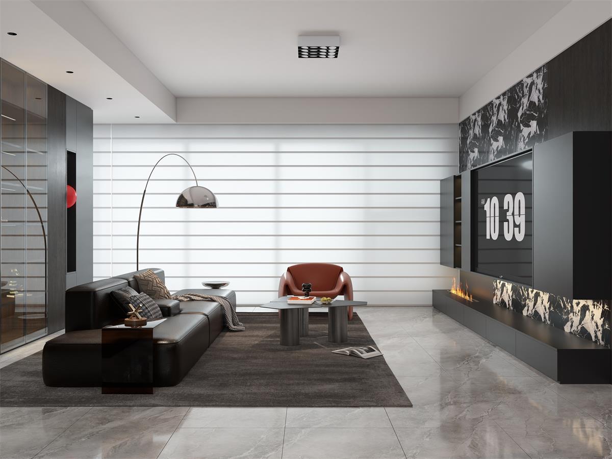 萬科錦曜 | 暗黑美學(xué)天花板！他家129㎡意式風(fēng)太驚艷了！