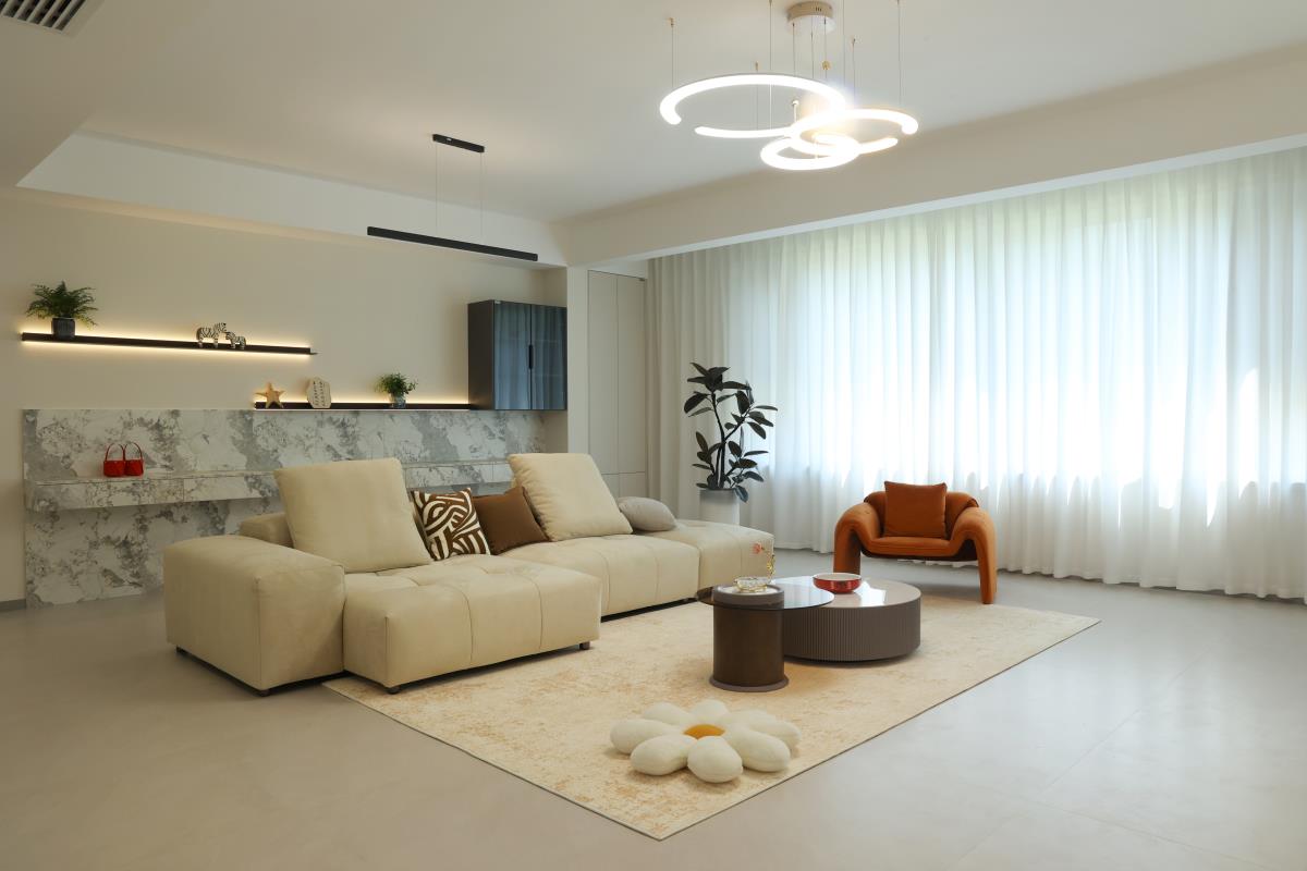 實景 | 這屆年輕人究竟有多會??？131㎡現(xiàn)代風婚房，審美+功能雙雙在線！