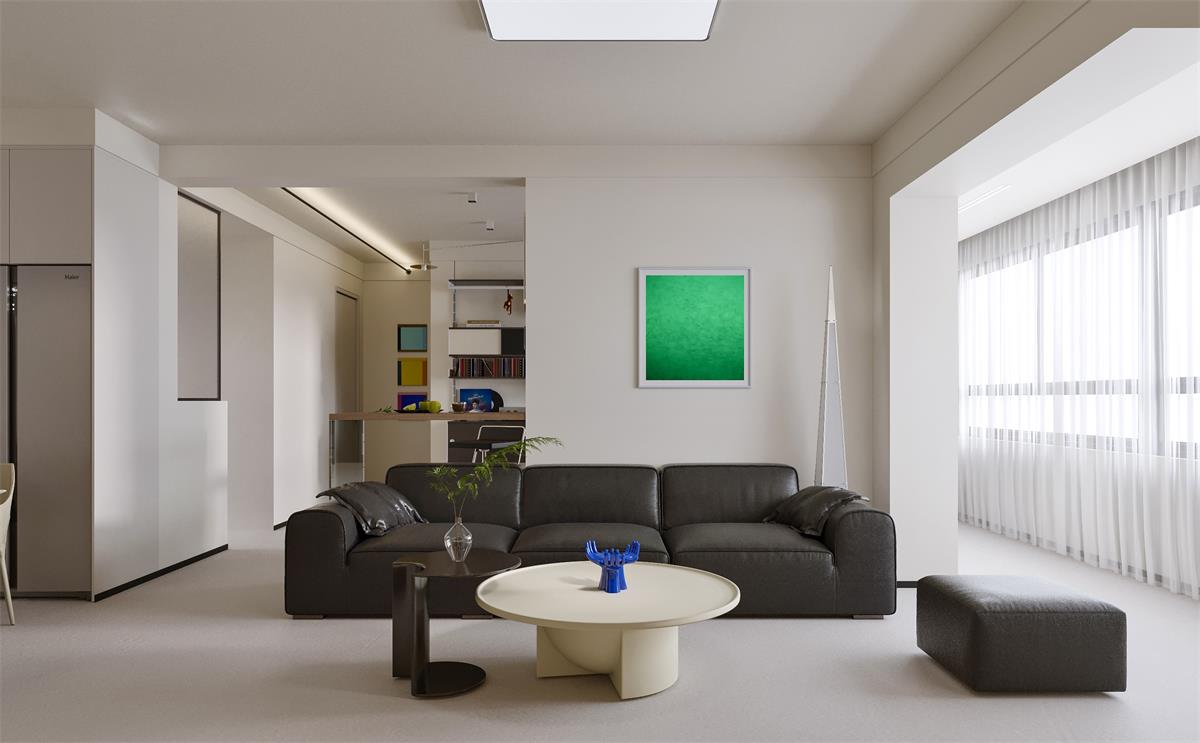 金地自在城 | 零零后獨居109㎡極簡家，全開放設計驚艷到我了！換你也上癮~