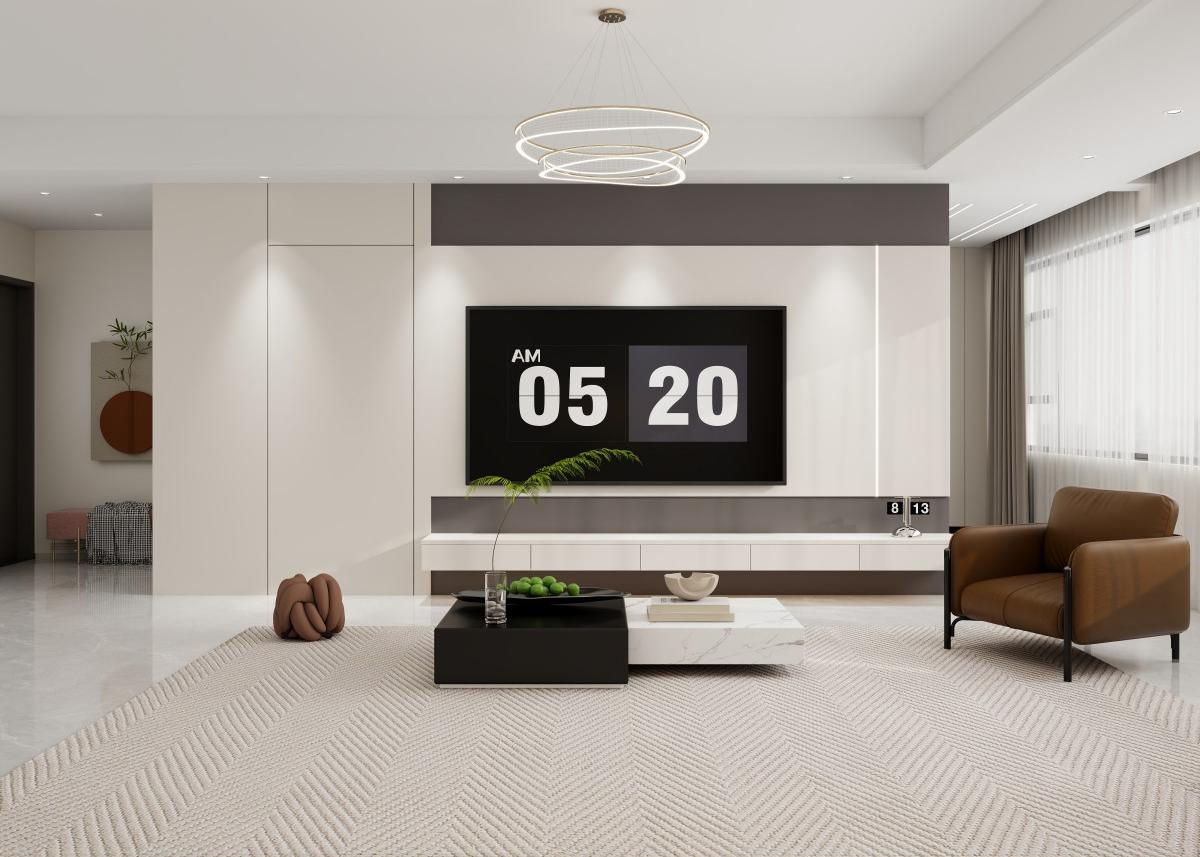 玉庭華府 | 135㎡現(xiàn)代簡(jiǎn)約風(fēng)，給生活做減法，舒適加倍！